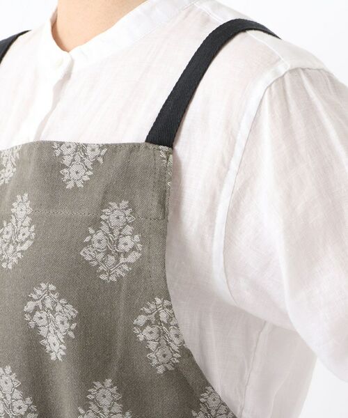 212 KITCHEN STORE / トゥーワントゥーキッチン ストア インテリア・生活雑貨・ホビー・ステーショナリー | フラワージャガードエプロン GY | 詳細5
