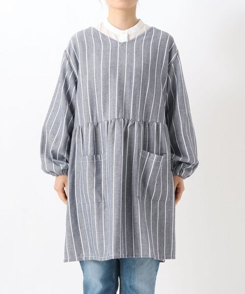 212 KITCHEN STORE / トゥーワントゥーキッチン ストア インテリア・生活雑貨・ホビー・ステーショナリー | ヘリンボーンストライプかっぽう着 NV | 詳細1