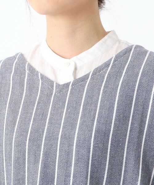 212 KITCHEN STORE / トゥーワントゥーキッチン ストア インテリア・生活雑貨・ホビー・ステーショナリー | ヘリンボーンストライプかっぽう着 NV | 詳細4