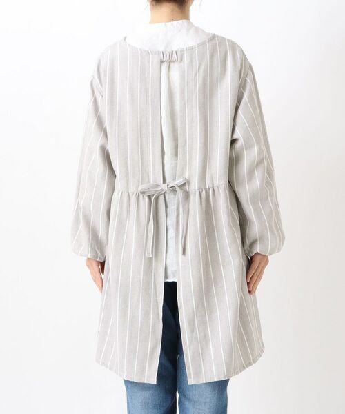 212 KITCHEN STORE / トゥーワントゥーキッチン ストア インテリア・生活雑貨・ホビー・ステーショナリー | ヘリンボーンストライプかっぽう着 GY | 詳細3