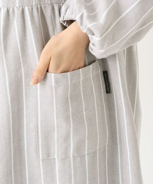 212 KITCHEN STORE / トゥーワントゥーキッチン ストア インテリア・生活雑貨・ホビー・ステーショナリー | ヘリンボーンストライプかっぽう着 GY | 詳細7