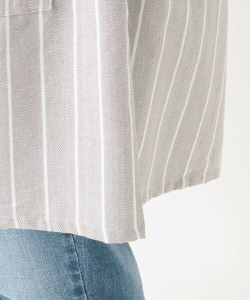 212 KITCHEN STORE / トゥーワントゥーキッチン ストア インテリア・生活雑貨・ホビー・ステーショナリー | ヘリンボーンストライプかっぽう着 GY | 詳細8