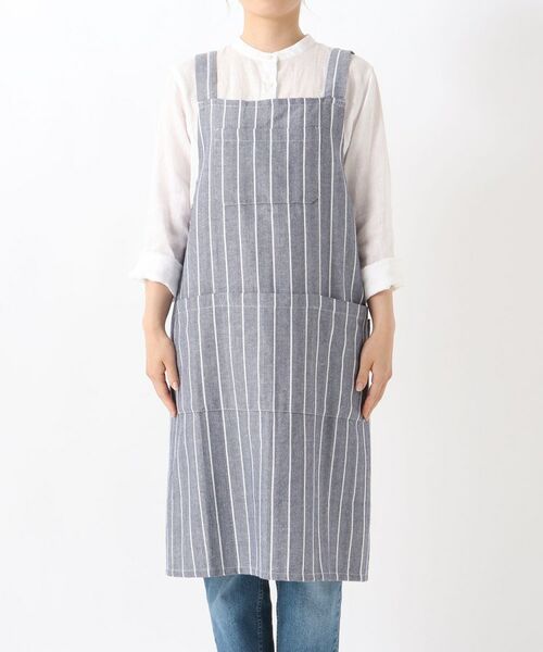 212 KITCHEN STORE / トゥーワントゥーキッチン ストア インテリア・生活雑貨・ホビー・ステーショナリー | ヘリンボーンストライプエプロン NV | 詳細1