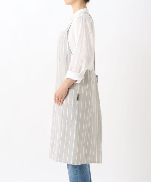 212 KITCHEN STORE / トゥーワントゥーキッチン ストア インテリア・生活雑貨・ホビー・ステーショナリー | ヘリンボーンストライプエプロン GY | 詳細2