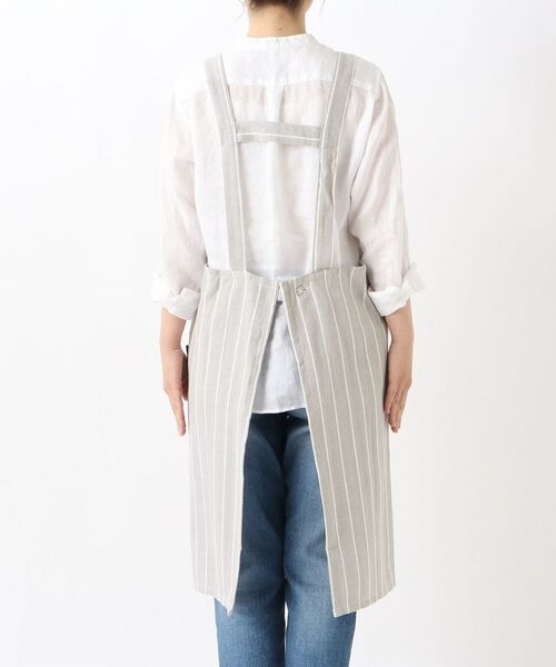 212 KITCHEN STORE / トゥーワントゥーキッチン ストア インテリア・生活雑貨・ホビー・ステーショナリー | ヘリンボーンストライプエプロン GY | 詳細3