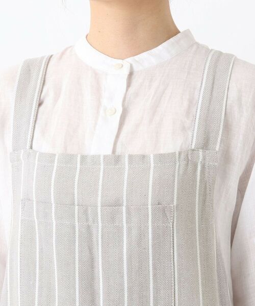 212 KITCHEN STORE / トゥーワントゥーキッチン ストア インテリア・生活雑貨・ホビー・ステーショナリー | ヘリンボーンストライプエプロン GY | 詳細4