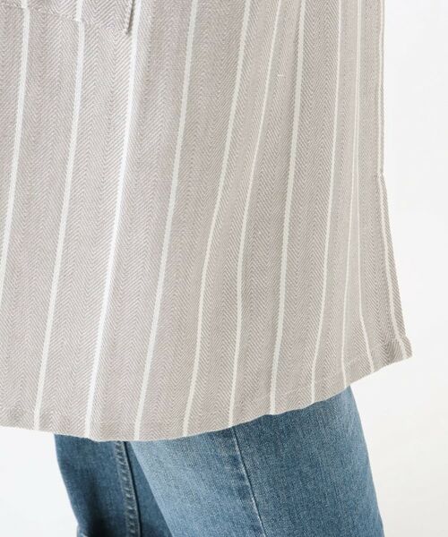 212 KITCHEN STORE / トゥーワントゥーキッチン ストア インテリア・生活雑貨・ホビー・ステーショナリー | ヘリンボーンストライプエプロン GY | 詳細7