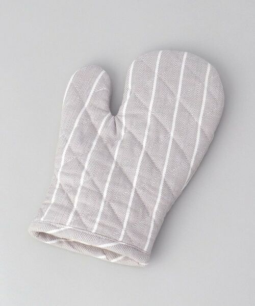 212 KITCHEN STORE / トゥーワントゥーキッチン ストア インテリア・生活雑貨・ホビー・ステーショナリー | ヘリンボーンストライプミトン GY | 詳細2