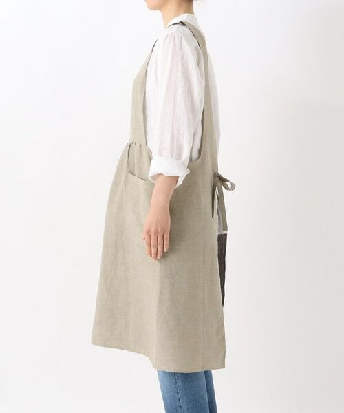212 KITCHEN STORE / トゥーワントゥーキッチン ストア インテリア・生活雑貨・ホビー・ステーショナリー | リネンショルダーワンピエプロン キナリ | 詳細2