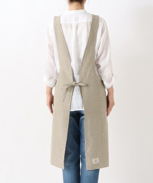 212 KITCHEN STORE / トゥーワントゥーキッチン ストア インテリア・生活雑貨・ホビー・ステーショナリー | リネンショルダーワンピエプロン キナリ | 詳細3