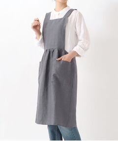 212 KITCHEN STORE / トゥーワントゥーキッチン ストア インテリア・生活雑貨・ホビー・ステーショナリー | リネンショルダーワンピエプロン グレー