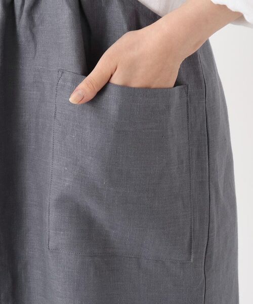 212 KITCHEN STORE / トゥーワントゥーキッチン ストア インテリア・生活雑貨・ホビー・ステーショナリー | リネンショルダーワンピエプロン グレー | 詳細6