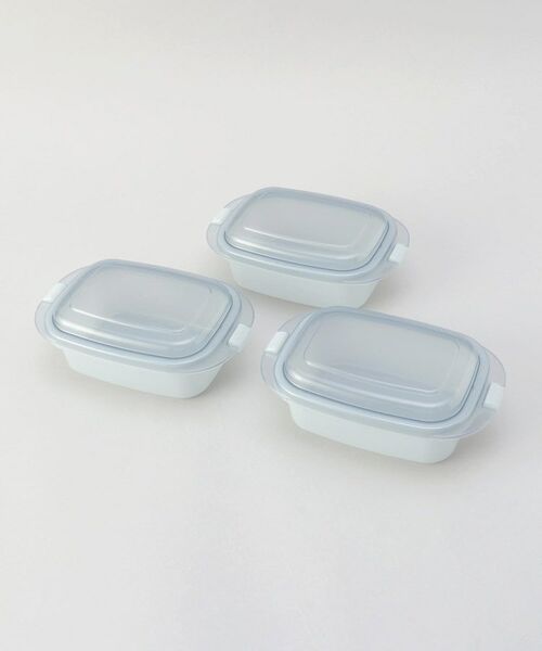 212 KITCHEN STORE / トゥーワントゥーキッチン ストア キッチンツール | そのまま食卓に出せるレンジ容器M 3P BL | 詳細1