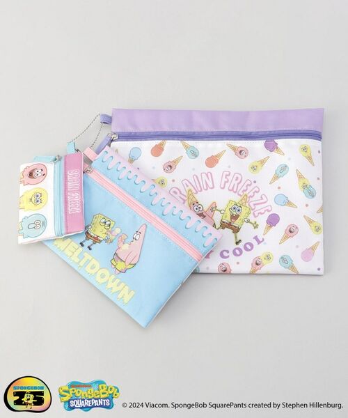 212 KITCHEN STORE / トゥーワントゥーキッチン ストア その他 | 3連ポーチ アイス ＜SPONGE BOB スポンジ・ボブ＞ | 詳細1