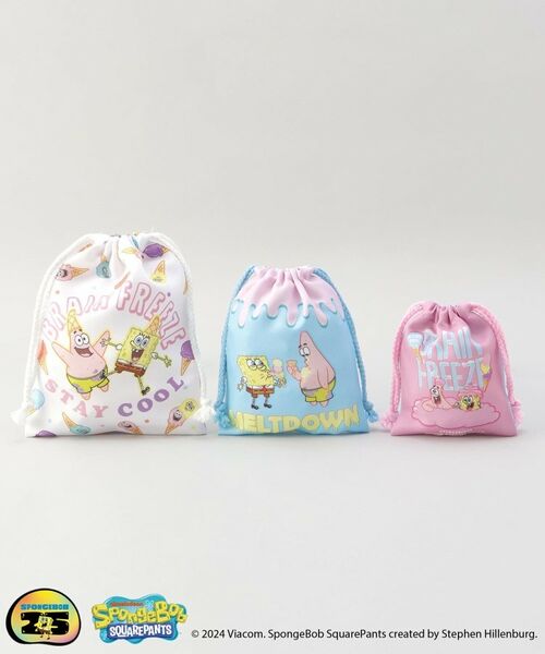 212 KITCHEN STORE / トゥーワントゥーキッチン ストア その他 | 3P巾着 アイス ＜SPONGE BOB スポンジ・ボブ＞ | 詳細1