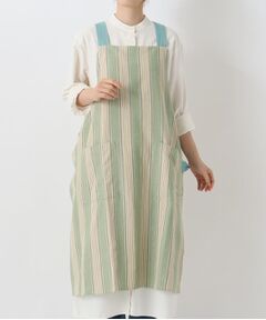 212 KITCHEN STORE / トゥーワントゥーキッチン ストア インテリア・生活雑貨・ホビー・ステーショナリー | ヘリンボーンストライプ エプロン GR