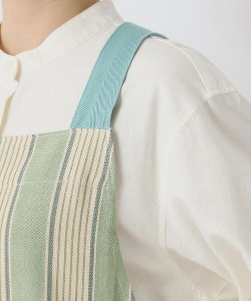 212 KITCHEN STORE / トゥーワントゥーキッチン ストア インテリア・生活雑貨・ホビー・ステーショナリー | ヘリンボーンストライプ エプロン GR | 詳細5