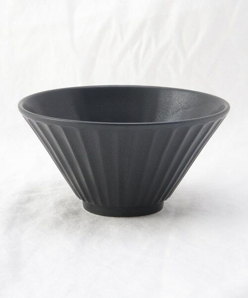 212 KITCHEN STORE / トゥーワントゥーキッチン ストア 食器 | しのぎ反りどんぶり L いぶし天目 | 詳細2
