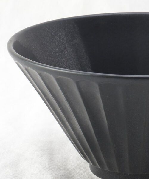 212 KITCHEN STORE / トゥーワントゥーキッチン ストア 食器 | しのぎ反りどんぶり L いぶし天目 | 詳細5