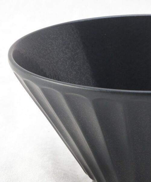 212 KITCHEN STORE / トゥーワントゥーキッチン ストア 食器 | しのぎ反りどんぶり S いぶし天目 | 詳細5