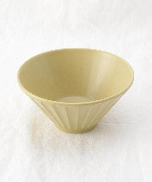 212 KITCHEN STORE / トゥーワントゥーキッチン ストア 食器 | しのぎ反りどんぶり S 黄瀬戸 | 詳細1