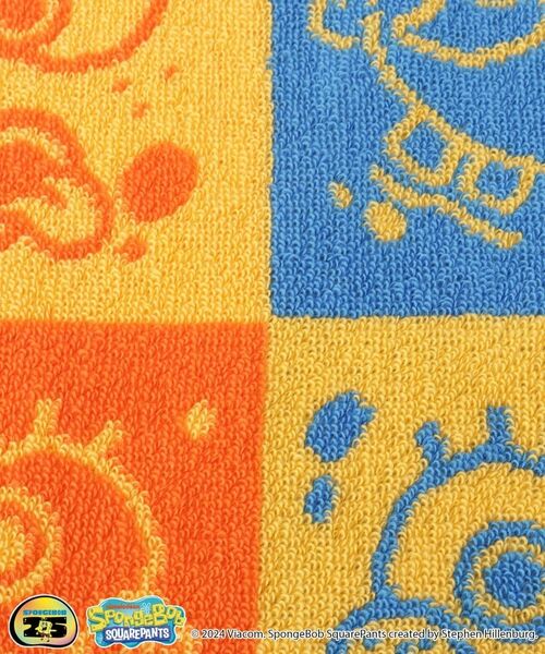 212 KITCHEN STORE / トゥーワントゥーキッチン ストア その他 | ミニタオル ブロックフェイス 25×25cm ＜SPONGE BOB スポンジ・ボブ＞ | 詳細3