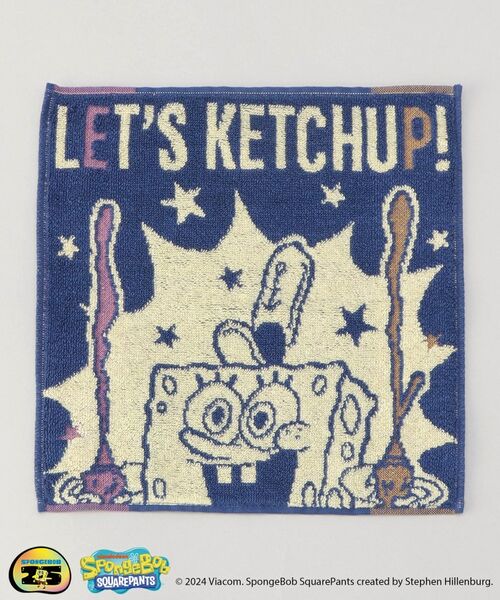 212 KITCHEN STORE / トゥーワントゥーキッチン ストア その他 | ミニタオル ケチャップ 25×25cm ＜SPONGE BOB スポンジ・ボブ＞ | 詳細1