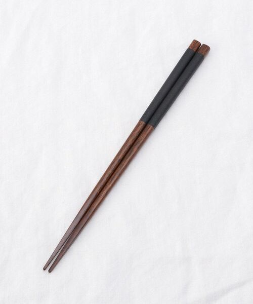 212 KITCHEN STORE / トゥーワントゥーキッチン ストア インテリア・生活雑貨・ホビー・ステーショナリー | 箸 食洗先角いろどり 黒 23cm | 詳細1
