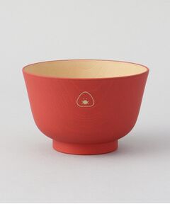212 KITCHEN STORE / トゥーワントゥーキッチン ストア 食器 | ぎゅっとおにぎりさん 抗菌汁椀 梅 赤