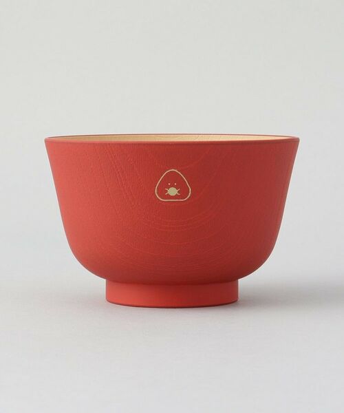 212 KITCHEN STORE / トゥーワントゥーキッチン ストア 食器 | ぎゅっとおにぎりさん 抗菌汁椀 梅 赤 | 詳細2