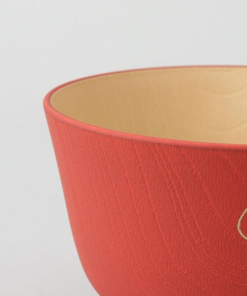 212 KITCHEN STORE / トゥーワントゥーキッチン ストア 食器 | ぎゅっとおにぎりさん 抗菌汁椀 梅 赤 | 詳細5