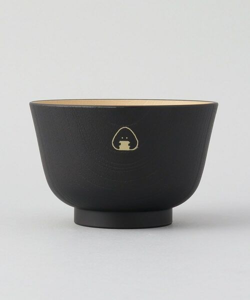 212 KITCHEN STORE / トゥーワントゥーキッチン ストア 食器 | ぎゅっとおにぎりさん 抗菌汁椀 のり 黒 | 詳細2