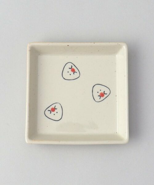 212 KITCHEN STORE / トゥーワントゥーキッチン ストア 食器 | ぎゅっとおにぎりさん 角皿 梅 | 詳細3