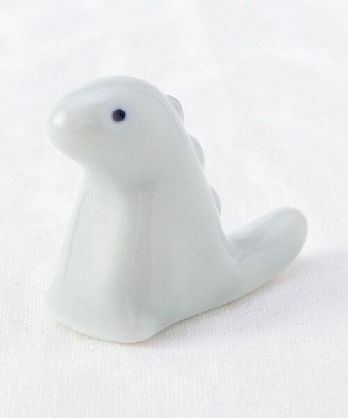 212 KITCHEN STORE / トゥーワントゥーキッチン ストア インテリア・生活雑貨・ホビー・ステーショナリー | 江戸っ子恐竜 白×青 ティラノザウルス 箸置 | 詳細1