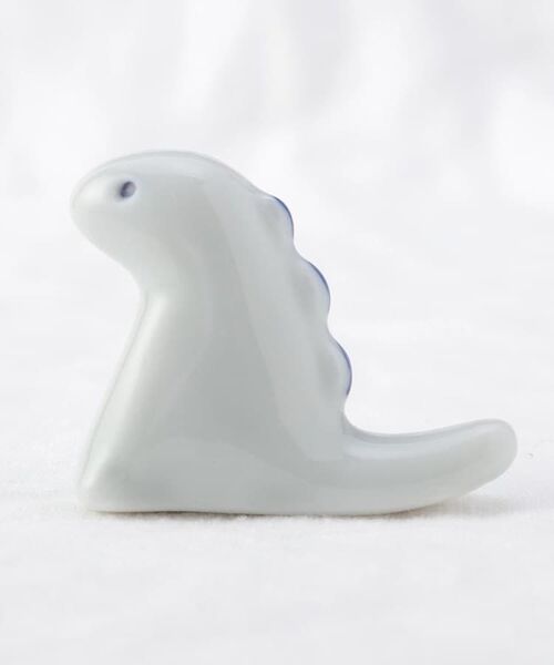 212 KITCHEN STORE / トゥーワントゥーキッチン ストア インテリア・生活雑貨・ホビー・ステーショナリー | 江戸っ子恐竜 白×青 ティラノザウルス 箸置 | 詳細3