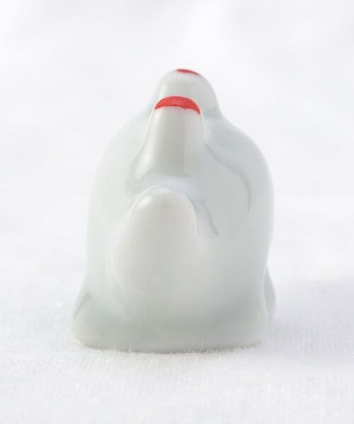 212 KITCHEN STORE / トゥーワントゥーキッチン ストア インテリア・生活雑貨・ホビー・ステーショナリー | 江戸っ子恐竜 白×赤 ステゴザウルス 箸置 | 詳細4