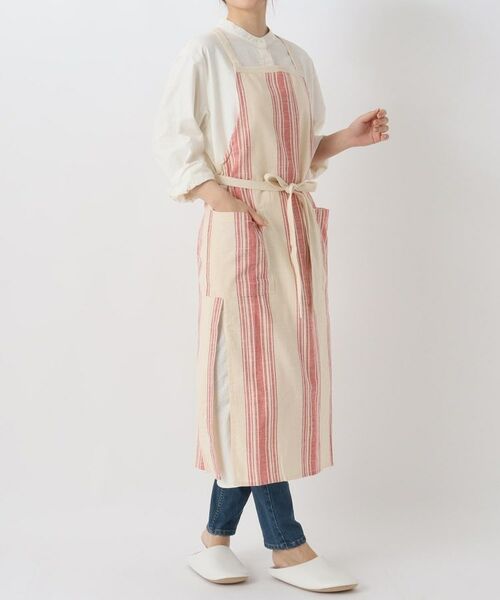 212 KITCHEN STORE / トゥーワントゥーキッチン ストア インテリア・生活雑貨・ホビー・ステーショナリー | スラブストライプ エプロン RD | 詳細10