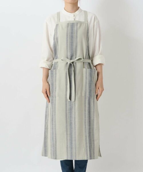 212 KITCHEN STORE / トゥーワントゥーキッチン ストア インテリア・生活雑貨・ホビー・ステーショナリー | スラブストライプ エプロン NV | 詳細1