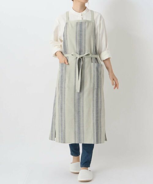 212 KITCHEN STORE / トゥーワントゥーキッチン ストア インテリア・生活雑貨・ホビー・ステーショナリー | スラブストライプ エプロン NV | 詳細10