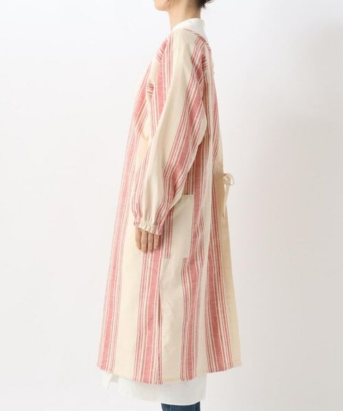 212 KITCHEN STORE / トゥーワントゥーキッチン ストア インテリア・生活雑貨・ホビー・ステーショナリー | スラブストライプ かっぽう着 RD | 詳細2