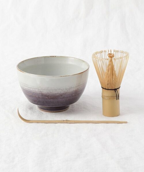 212 KITCHEN STORE / トゥーワントゥーキッチン ストア インテリア・生活雑貨・ホビー・ステーショナリー | お抹茶3点セット 裾濃 藤色 | 詳細1