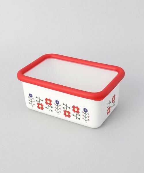 212 KITCHEN STORE / トゥーワントゥーキッチン ストア キッチンツール | ミーサ深型角容器Ｍ RD ＜富士ホーロー ＞ | 詳細1