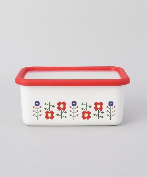 212 KITCHEN STORE / トゥーワントゥーキッチン ストア キッチンツール | ミーサ深型角容器Ｍ RD ＜富士ホーロー ＞ | 詳細3