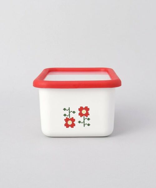 212 KITCHEN STORE / トゥーワントゥーキッチン ストア キッチンツール | ミーサ深型角容器Ｍ RD ＜富士ホーロー ＞ | 詳細4