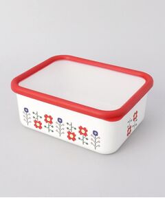 212 KITCHEN STORE / トゥーワントゥーキッチン ストア キッチンツール | ミーサ深型角容器Ｌ RD ＜富士ホーロー ＞