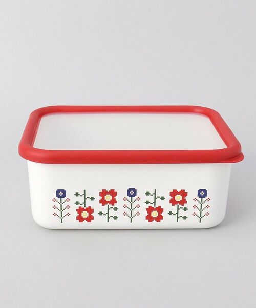 212 KITCHEN STORE / トゥーワントゥーキッチン ストア キッチンツール | ミーサ深型角容器Ｌ RD ＜富士ホーロー ＞ | 詳細2