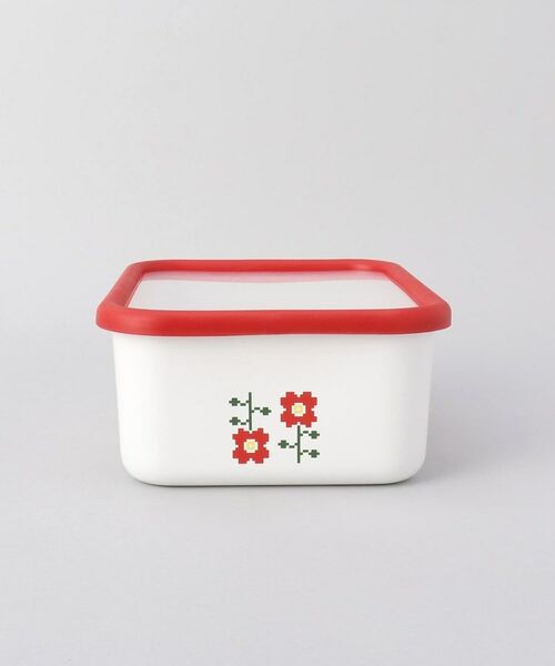 212 KITCHEN STORE / トゥーワントゥーキッチン ストア キッチンツール | ミーサ深型角容器Ｌ RD ＜富士ホーロー ＞ | 詳細4