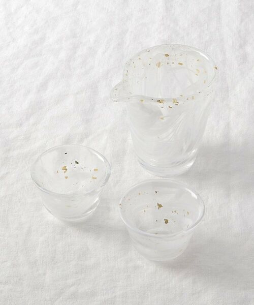 212 KITCHEN STORE / トゥーワントゥーキッチン ストア グラス・マグカップ | 箔墨流し 白 ギフトセット | 詳細1