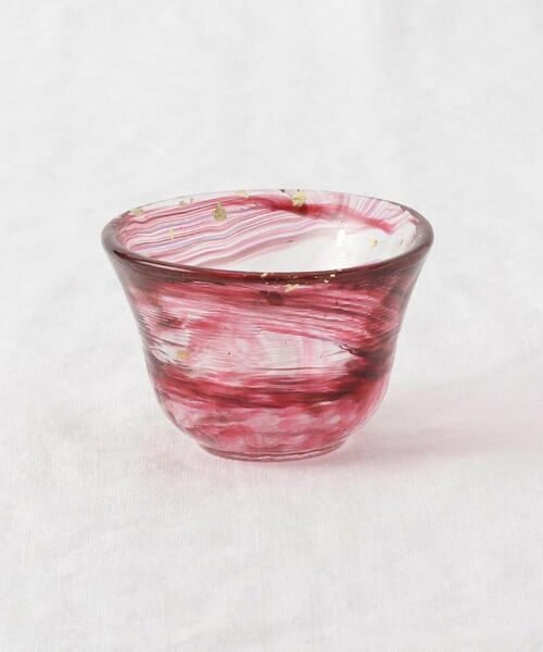 212 KITCHEN STORE / トゥーワントゥーキッチン ストア グラス・マグカップ | 箔墨流し 紅 ぐい呑 | 詳細1