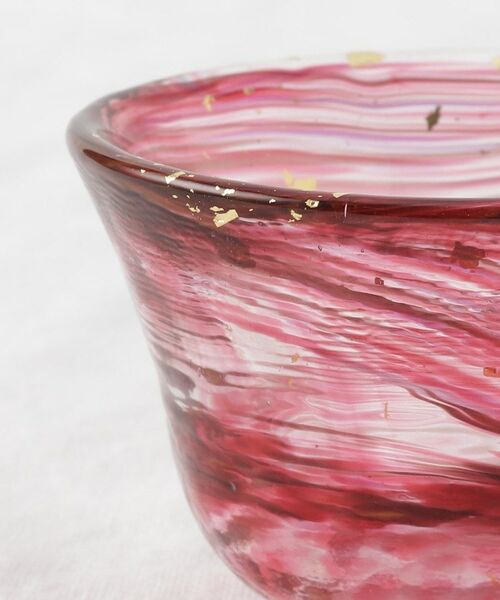 212 KITCHEN STORE / トゥーワントゥーキッチン ストア グラス・マグカップ | 箔墨流し 紅 ぐい呑 | 詳細4